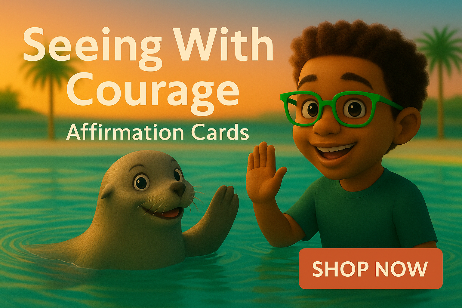 Affirmation Card Set- Seeing With Courage